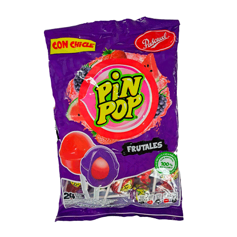 Pin pop pastillas caramelo surtido Bol 408g